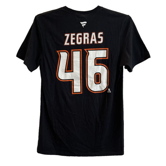 Anaheim Ducks Trevor Zegras #46 Black Player T-Shirt Medium 🔥NEW🔥Fanatics NHL - Picture 3 of 6